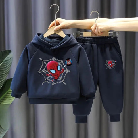 Printed Hooded Track Suit for Kids