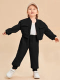Premium Double pocket Zipper Tracksuit for Baby Girl
