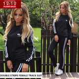 Double Strip Female Track Suit