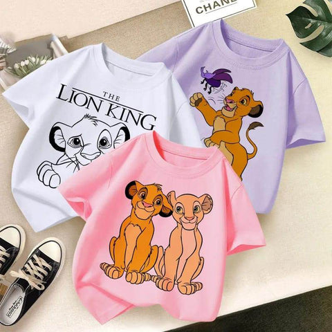 Pack of 3 Printed Half Sleeve Tshirts for Kids