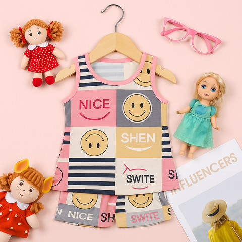 Tiny Tropics Full Sando Suits For Kids