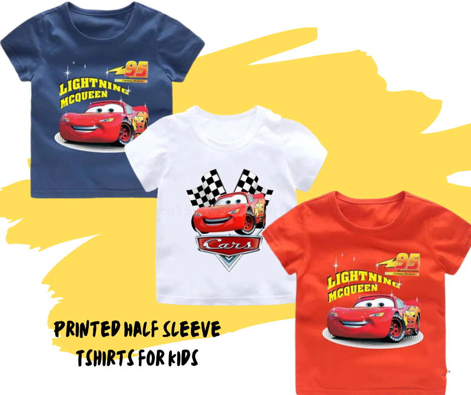 Boys White-Navy-Red Graphic Printed Half Sleeve Pack of 3 T-Shirt