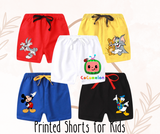 Pack of 5 Printed Logo Shorts for Kids