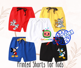 Pack of 5 Printed Logo Shorts for Kids