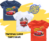 Pack of 3 Printed Half Sleeve Tshirts for Kids