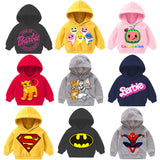 Pack of 3 Random Printed hooded SweatShirts for Kids