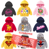 Pack of 3 Random Printed hooded SweatShirts for Kids