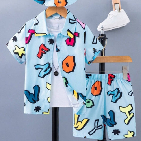 Kids Funky Alphabet Summer Suit