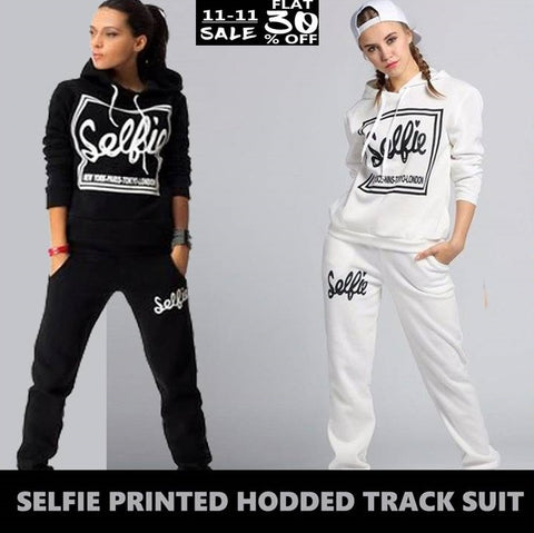 Selfie Hooded Track Suit