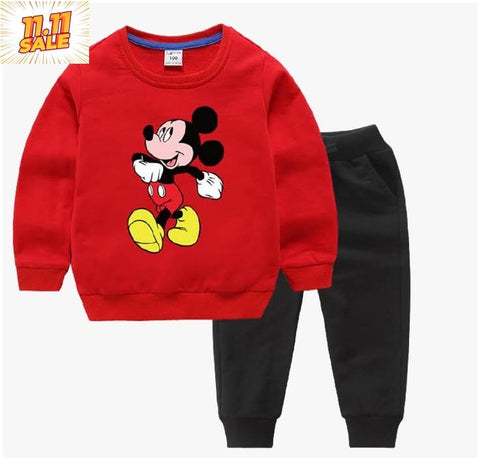 RED Mickey Cartoon Track suit Kids