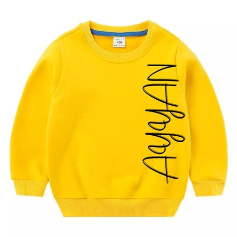PRINT NAME ON SWEATSHIRTS (STYLE 101)