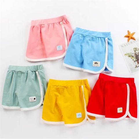 Pack of 5 Side Stripe Printed Shorts for Girls