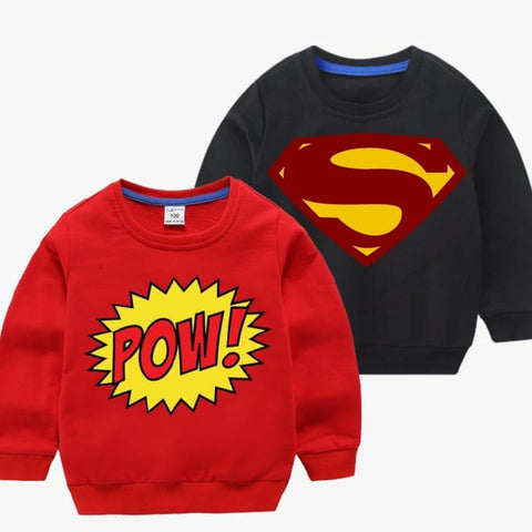 Pack of 2 Printed Sweat Shirts For Kids