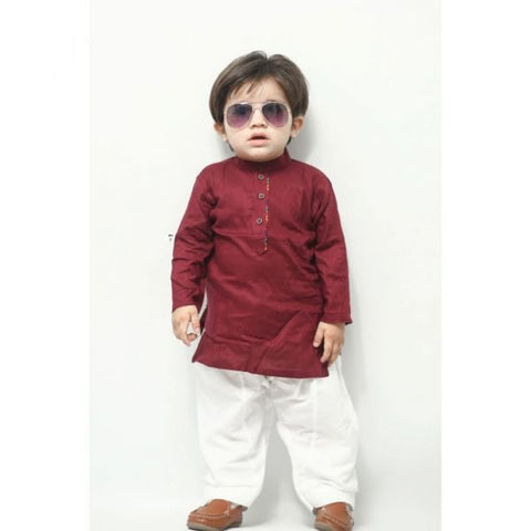 Kids Kurta with White Pajama
