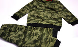 Green Commando Printed Track Suit for Kids