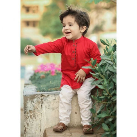 Kids Kurta with White Pajama
