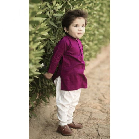 Kids Kurta with White Pajama