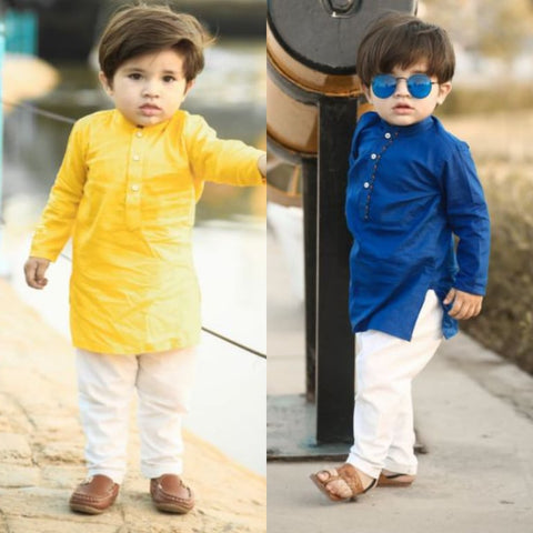 Pack of 2 Kids Plain Kurta