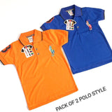 Pack of 2 Kids Polo Tshirts
