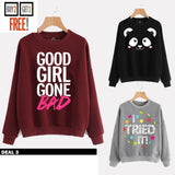Buy 2 Get 1 Free Printed Sweat Shirts