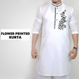 FLOWER PRINTED KURTA