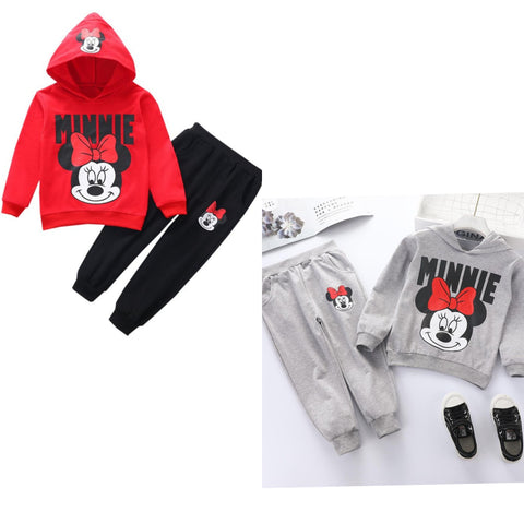 Minnie hooded Track Suit for Girls (Print 203)
