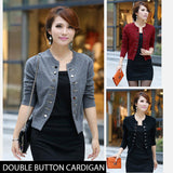 Double Button Cardigan