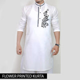 FLOWER PRINTED KURTA
