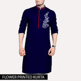 FLOWER PRINTED KURTA