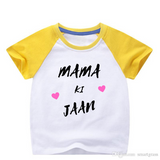 Customized Raglan Half Sleeve Tshirts for Kids