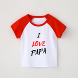 Customized Raglan Half Sleeve Tshirts for Kids