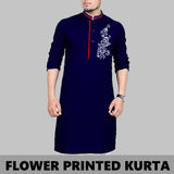 FLOWER PRINTED KURTA