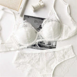 Pack of 2 Lace Net Wired Bra & Panty Set