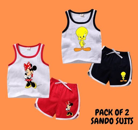 Pack of 2 Sando Suits for BABY GIRL