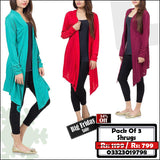 Pack Of 3 Shrugs