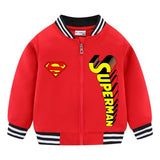 KIDS VARSITY JACKET SUPERMAN