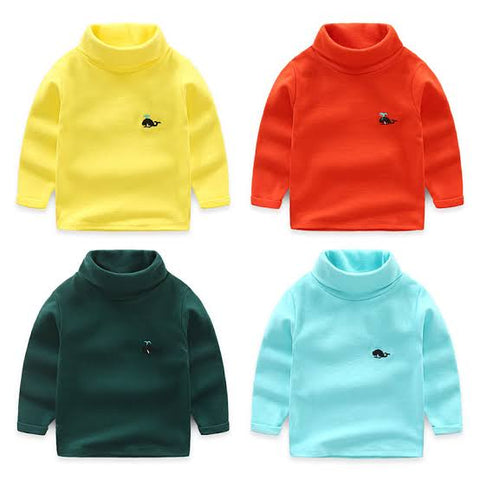 Pack of 4 Kids High Neck Sweaters