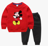 RED Mickey Cartoon Track suit Kids