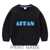 PRINT NAME ON SWEATSHIRTS (STYLE 105)
