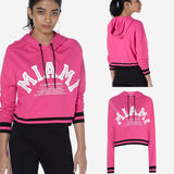 11-11 Sale Cropped Miami Hoodie