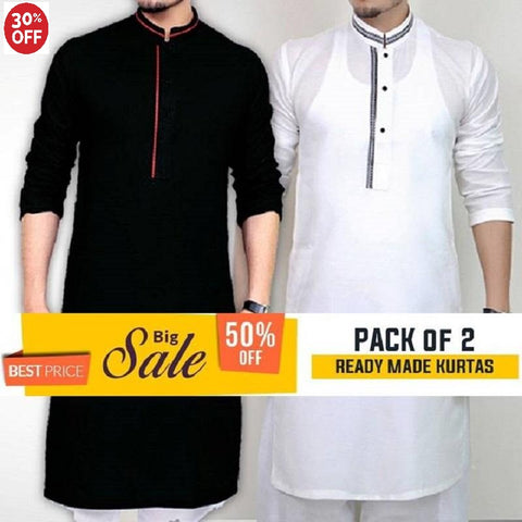 11-ELEVEN SALE: Pack of 2 Ready Made Kurta