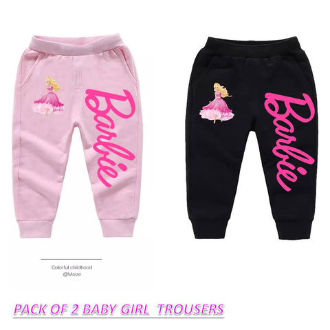 Pack of 2 Baby Girl Trousers